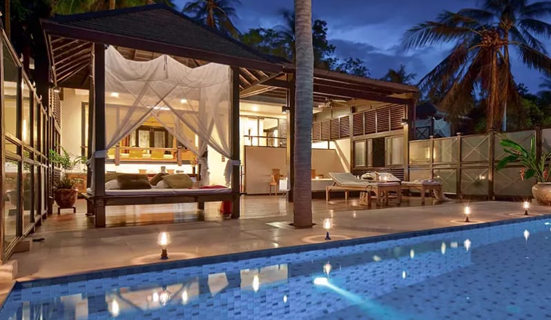 Garrya Tongsai Bay - Wellbeding Pool Villa - Night View